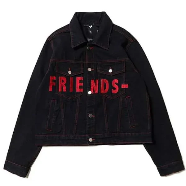 Friends Vlone Denim Jacket Friends Vlone Denim Jacket