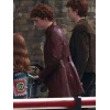 Gabriel Harland Harry Potter Series Maroon Leather Coat