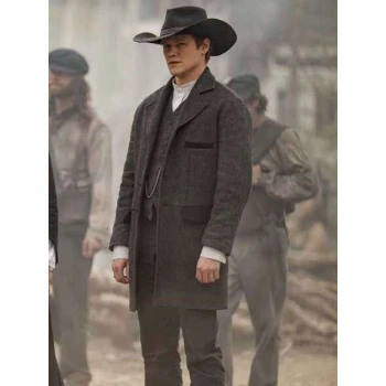 Garret Van Ness The Abandons Black Wool Coat