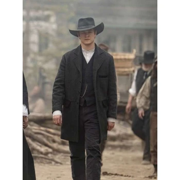 Garret Van Ness The Abandons Black Wool Coat