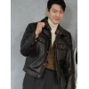 Genie Make a Wish Kim Woo-bin Black Leather Jacket