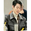 Genie Make a Wish Kim Woo-bin Black Leather Jacket
