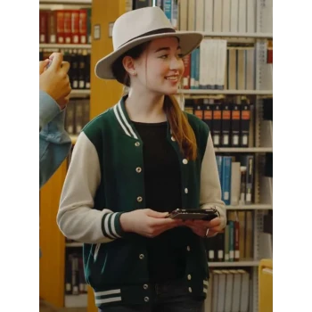 Gili Gould Dot Conner Webtective Varsity Jacket