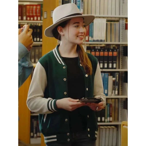 Gili Gould Dot Conner Webtective Varsity Jacket