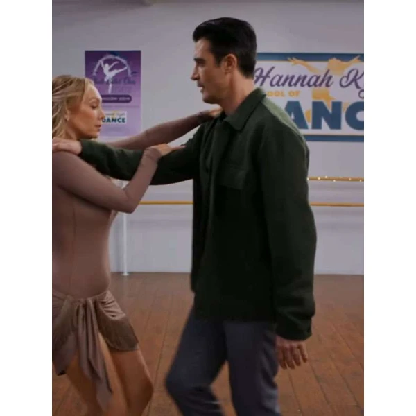 Gilles Marini Christmas in the Ballroom Green Jacket