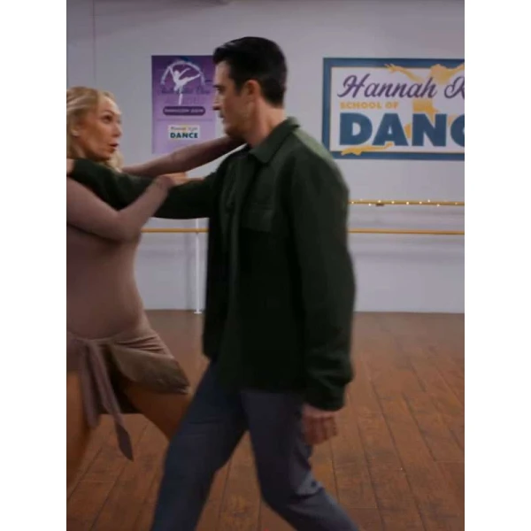 Gilles Marini Christmas in the Ballroom Green Jacket