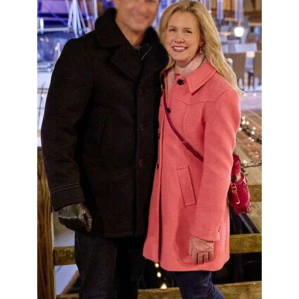 Ginna Claire Mason A Newport Christmas Pink Coat