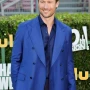Glen Powell Chad Powers Blue Blazer