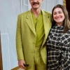 Good Morning  2025 America Pedro Pascal Green Blazer suite