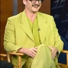 Good Morning  2025 America Pedro Pascal Green Blazer suite