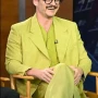 Good Morning  2025 America Pedro Pascal Green Blazer suite