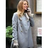 Gossip Girl Blake Lively Grey Wool Coat