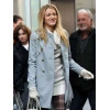 Gossip Girl Blake Lively Grey Wool Coat