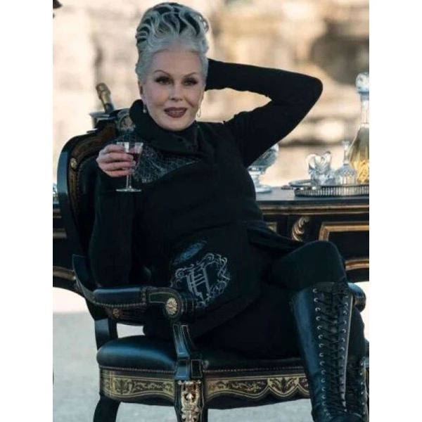 Grandmama Hester Frump Wednesday S02 Black Vest