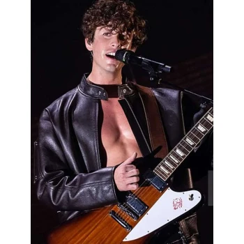 Guitarricadelafuente Madrid Black Leather Jacket