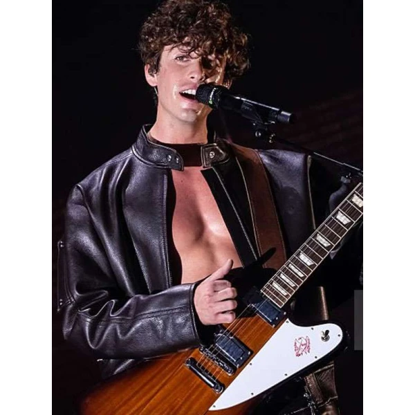 Guitarricadelafuente Madrid Black Leather Jacket