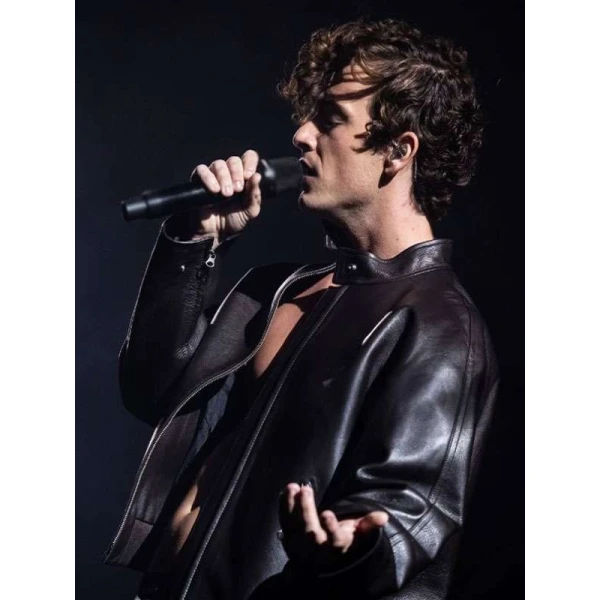 Guitarricadelafuente Madrid Black Leather Jacket