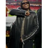Gunna X Monday Night Football Shearling Leather Coat