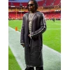 Gunna X Monday Night Football Shearling Leather Coat