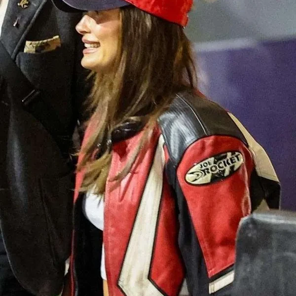 Hailey Bieber Billie Eilish Concert Leather Jacket Hailey Bieber Billie Eilish Concert Leather Jacket