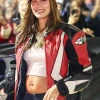 Hailey Bieber Billie Eilish Concert Leather Jacket