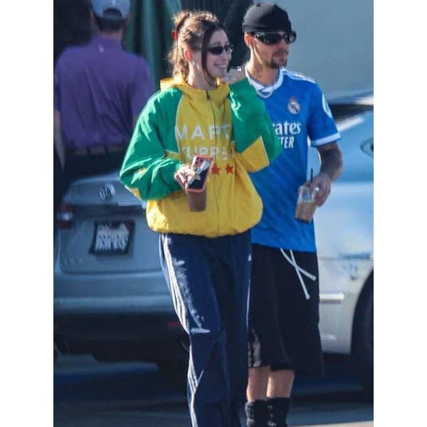 Hailey Bieber Marty Supreme Jacket