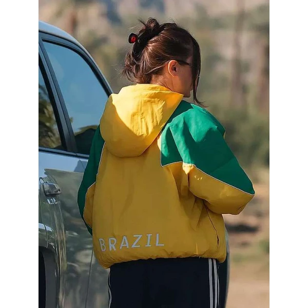 Hailey Bieber Marty Supreme Jacket