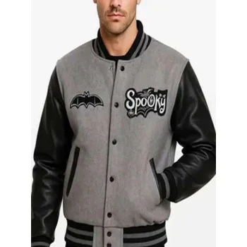Halloween Spooky Varsity Jacket