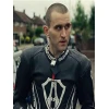 Harry Melling Pillion Black Racing Leather Jacket