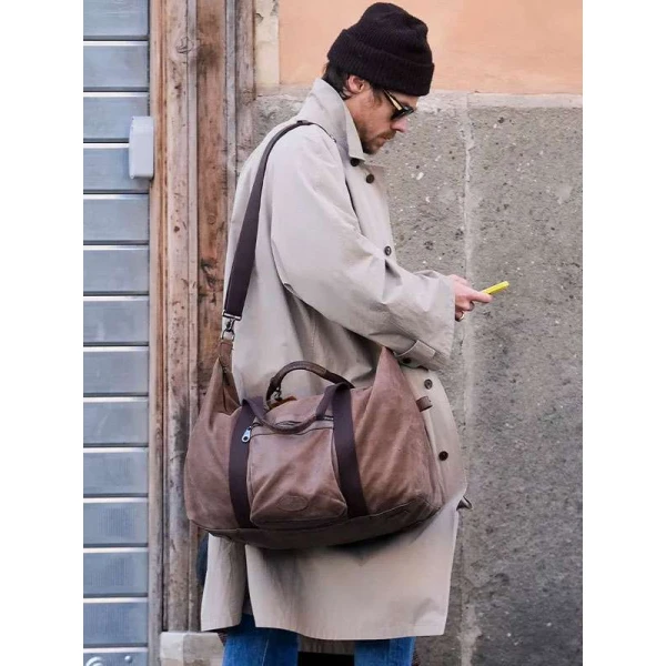 Harry Styles 2025 Beige Trench Coat