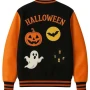 Haunted House Skeleton Varsity Jacket