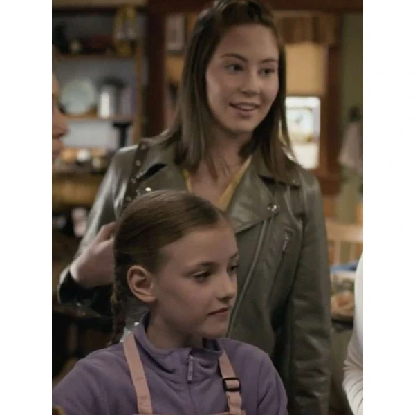 Heartland Green Leather Jacket by Katie Fleming Morris