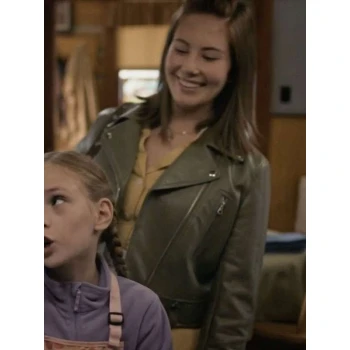 Heartland Green Leather Jacket by Katie Fleming Morris