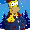 Homer Simpson Red Mr Plow Coat for Winter
