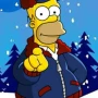 Homer Simpson Red Mr Plow Coat for Winter