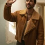 I Love LA Jordan Firstman Shearling Leather Jacket