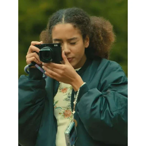 Imogen Faires Wild Cherry Bomber Jacket