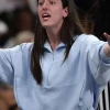 Caitlin Clark Game Day Blue Jacket Indiana Fever vs Atlanta Dream