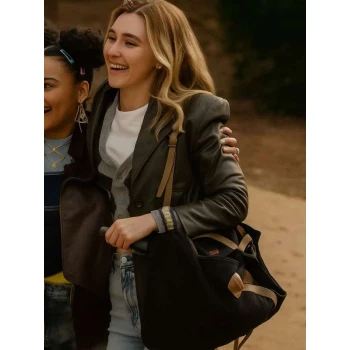 Isabel May Scream 7 Brown Leather Coat