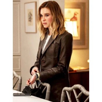 Isabel May Scream 7 Brown Leather Coat