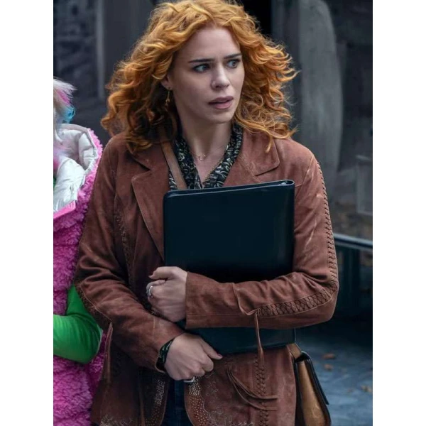 Isadora Capri Wednesday S02 Brown Suede Jacket