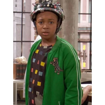 Issac Ryan Brown Ravens Home Green Jacket