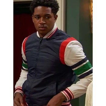 Issac Ryan Brown Ravens Home S06 Varsity Jacket