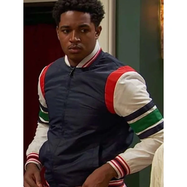 Issac Ryan Brown Ravens Home S06 Varsity Jacket