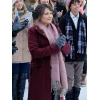 Italia Ricci Love in Winterland Maroon Coat