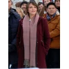 Italia Ricci Love in Winterland Maroon Coat