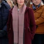 Italia Ricci Love in Winterland Maroon Coat