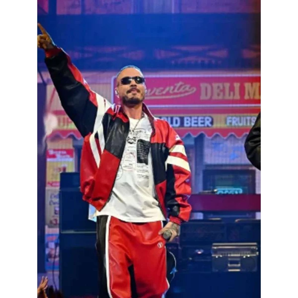 J Balvin MTV Awards 2025 Leather Jacket