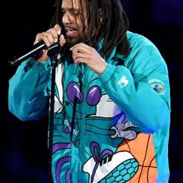 J. Cole Charlotte Hornets Jacket J. Cole Charlotte Hornets Jacket
