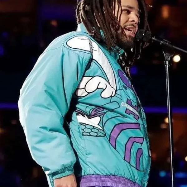 J. Cole Charlotte Hornets Jacket J. Cole Charlotte Hornets Jacket